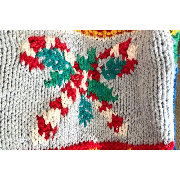 Countryside Classic - Vintage chunky hand knit christmas sweater women's size M - Picture 6 of 9